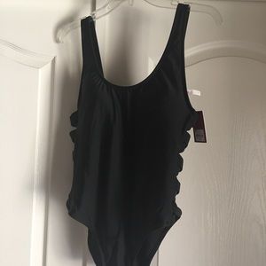 NWT. Juniors  One Piece Bathing Suit. Size L (11-13)
